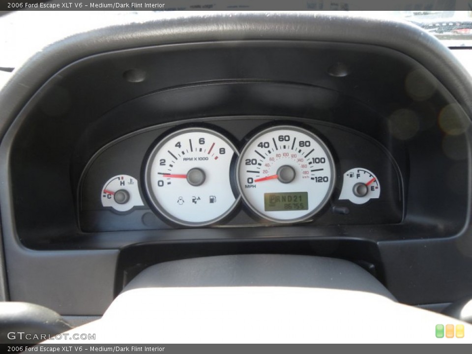 Medium/Dark Flint Interior Gauges for the 2006 Ford Escape XLT V6 #62408862