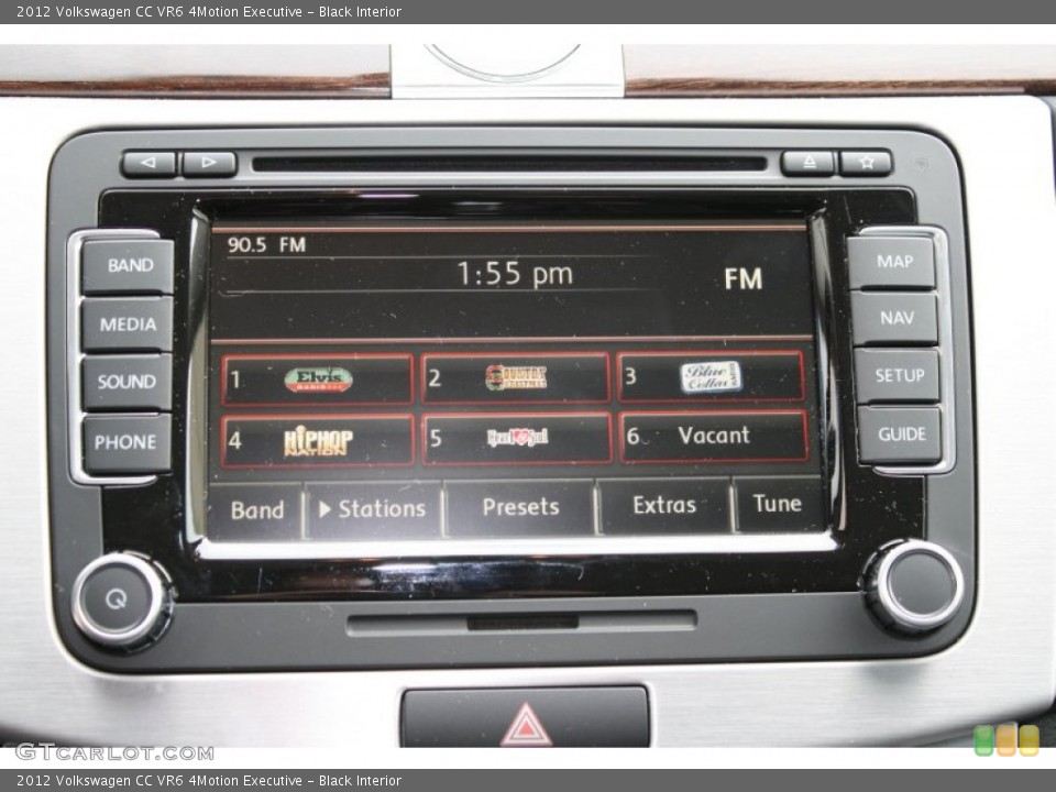 Black Interior Audio System for the 2012 Volkswagen CC VR6 4Motion Executive #62413212