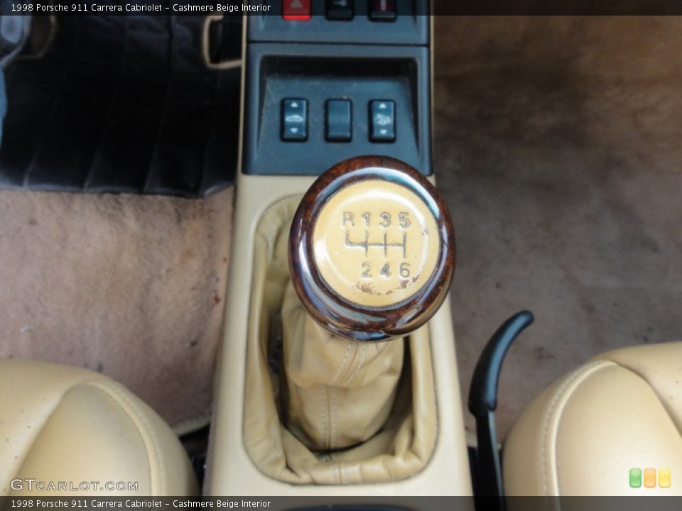 Cashmere Beige Interior Transmission for the 1998 Porsche 911 Carrera Cabriolet #62416263
