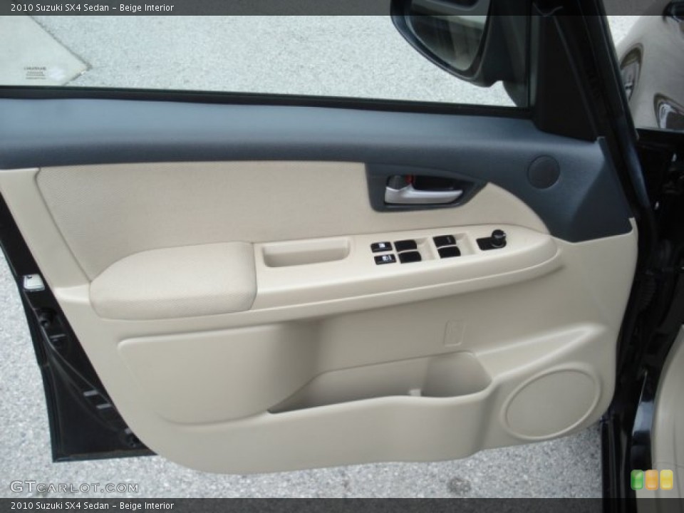 Beige Interior Door Panel for the 2010 Suzuki SX4 Sedan #62419893