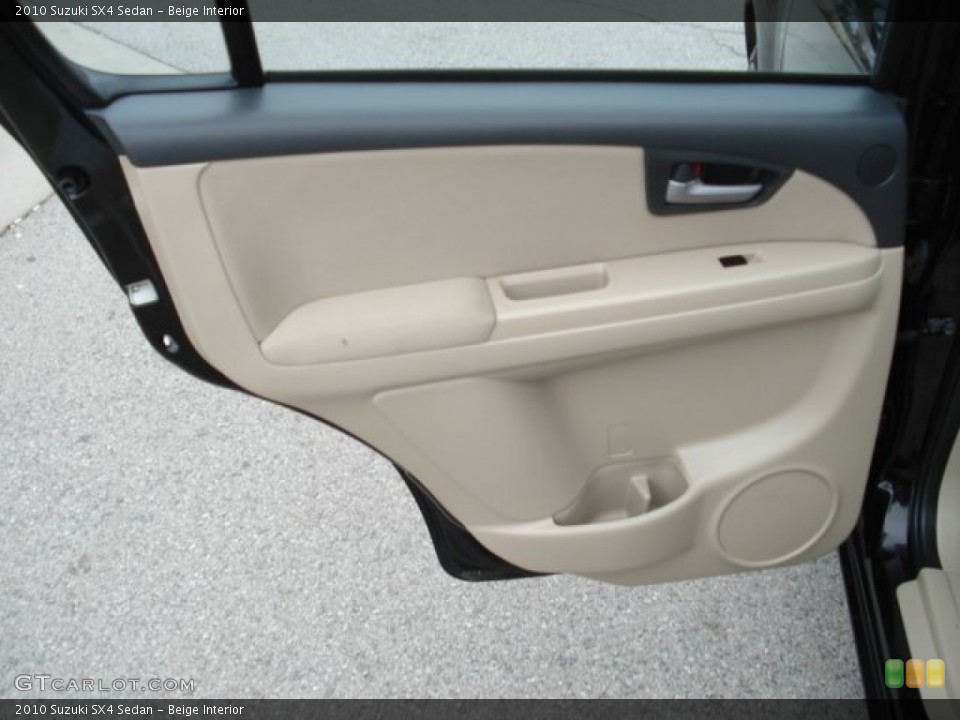 Beige Interior Door Panel for the 2010 Suzuki SX4 Sedan #62419911