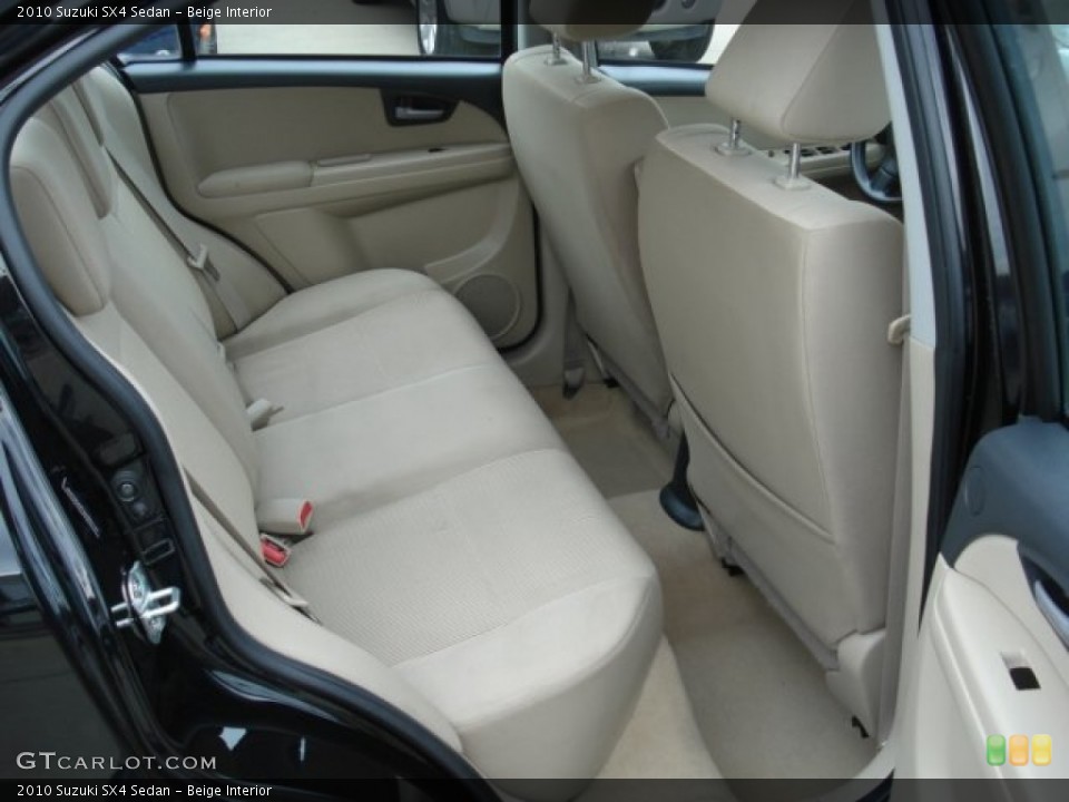 Beige Interior Photo for the 2010 Suzuki SX4 Sedan #62419920