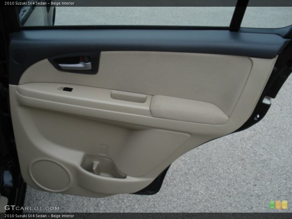 Beige Interior Door Panel for the 2010 Suzuki SX4 Sedan #62419929