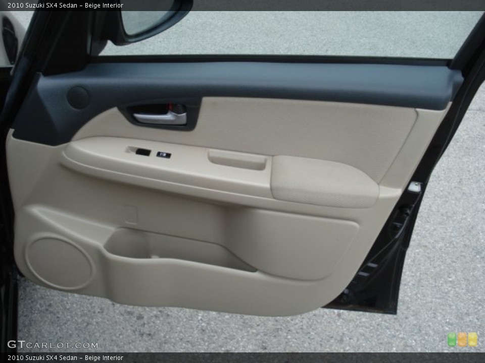 Beige Interior Door Panel for the 2010 Suzuki SX4 Sedan #62419944