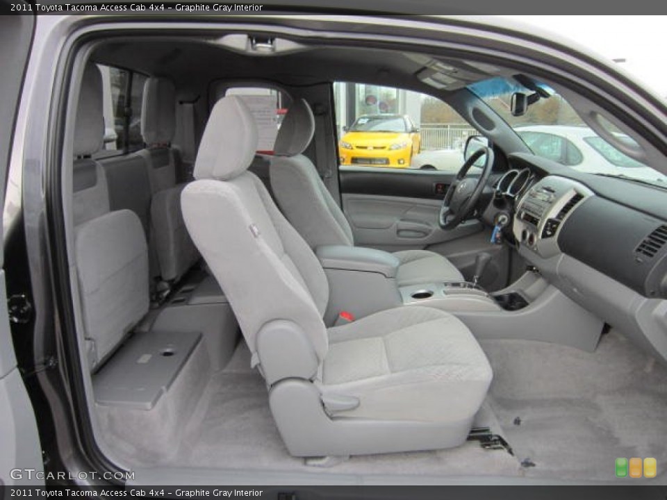 Graphite Gray Interior Photo for the 2011 Toyota Tacoma Access Cab 4x4 #62423769