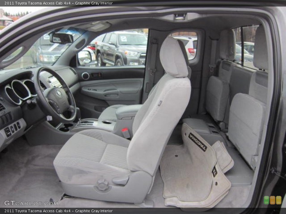Graphite Gray Interior Photo for the 2011 Toyota Tacoma Access Cab 4x4 #62423779