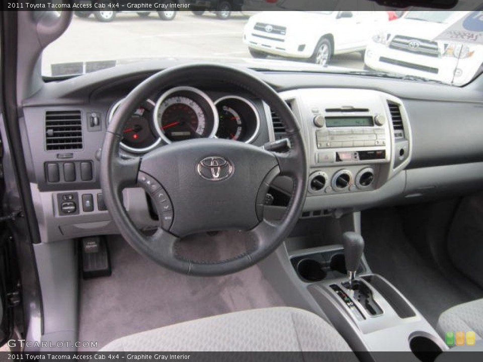 Graphite Gray Interior Dashboard for the 2011 Toyota Tacoma Access Cab 4x4 #62423787