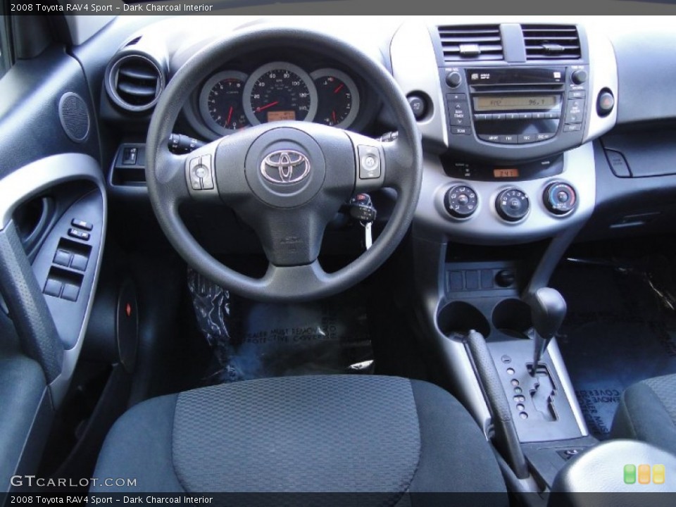 Dark Charcoal Interior Dashboard for the 2008 Toyota RAV4 Sport #62424122