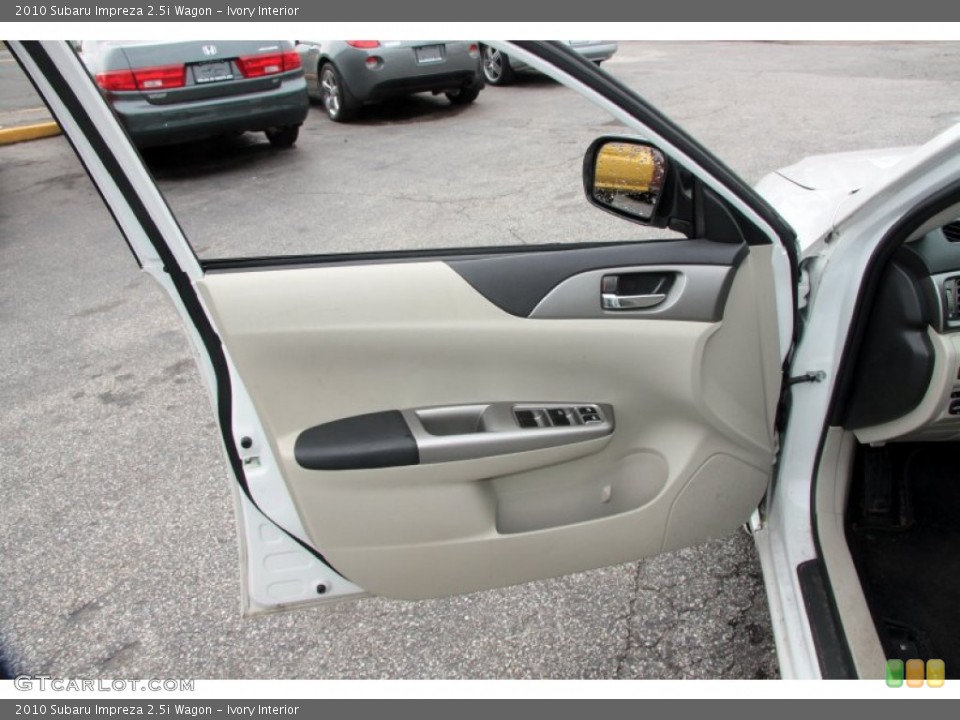 Ivory Interior Door Panel for the 2010 Subaru Impreza 2.5i Wagon #62424372
