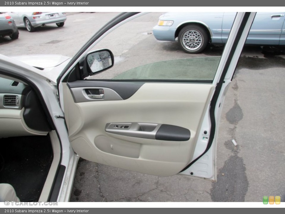 Ivory Interior Door Panel for the 2010 Subaru Impreza 2.5i Wagon #62424390