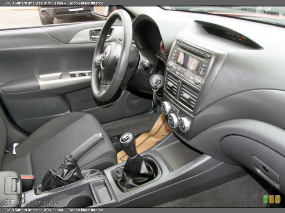 Carbon Black Interior Photo for the 2008 Subaru Impreza WRX Sedan #62425467