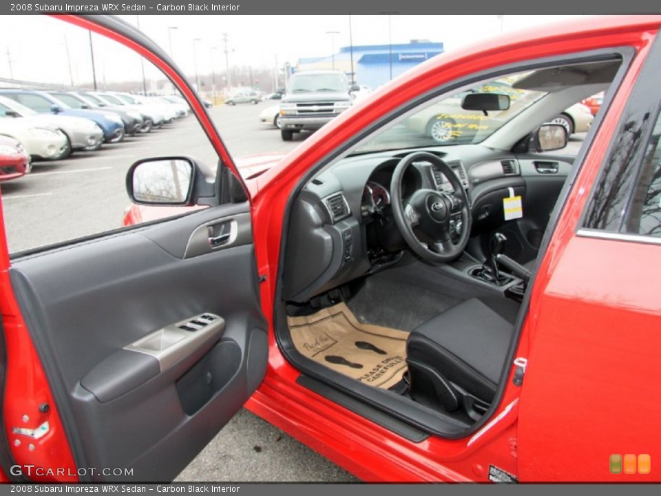 Carbon Black Interior Photo for the 2008 Subaru Impreza WRX Sedan #62425539