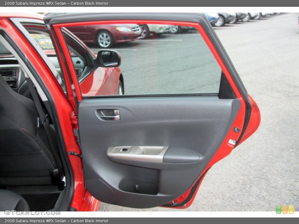 Carbon Black Interior Door Panel for the 2008 Subaru Impreza WRX Sedan #62425605
