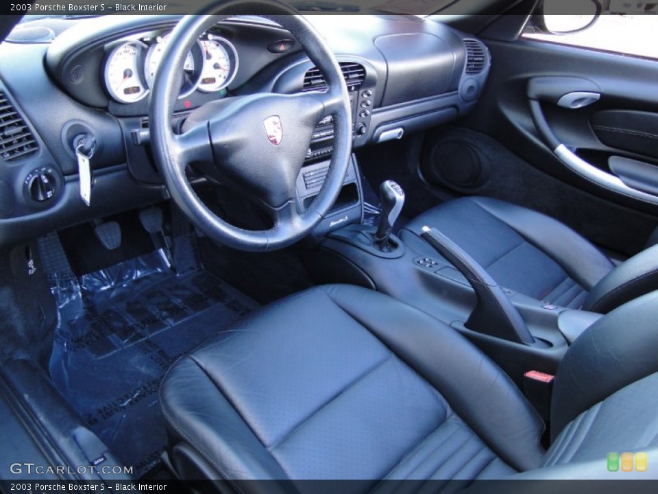 Black Interior Photo for the 2003 Porsche Boxster S #62425962