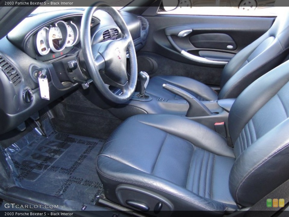 Black Interior Photo for the 2003 Porsche Boxster S #62425971