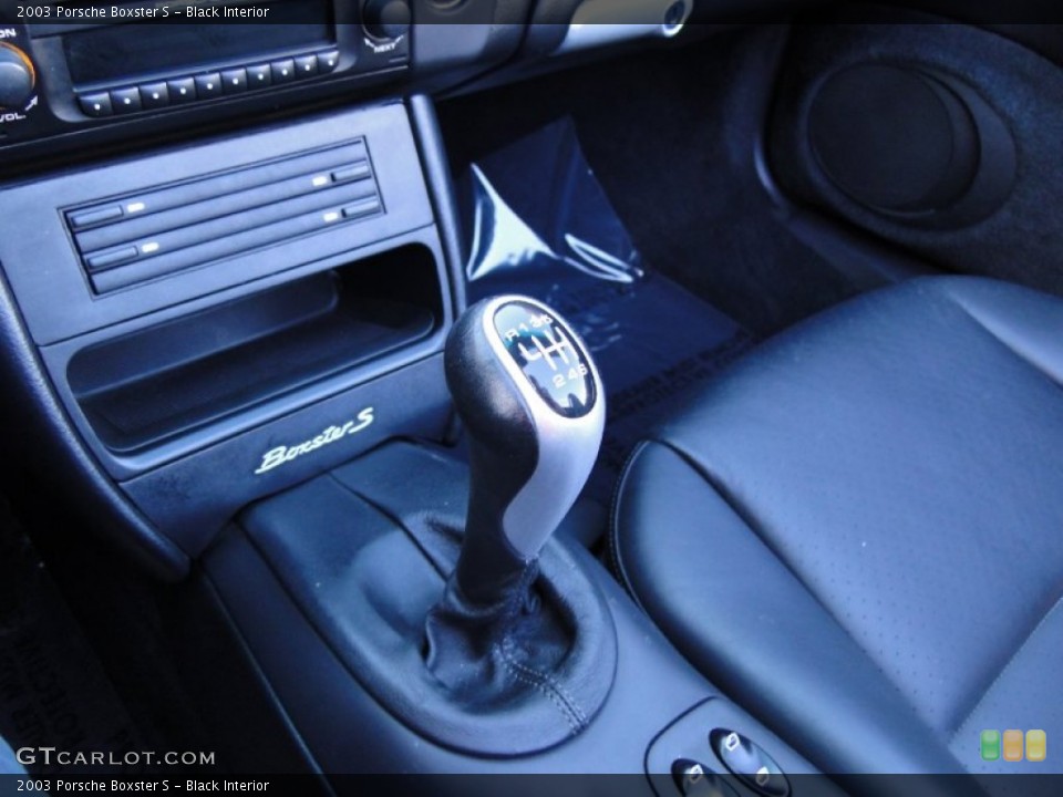 Black Interior Transmission for the 2003 Porsche Boxster S #62426028