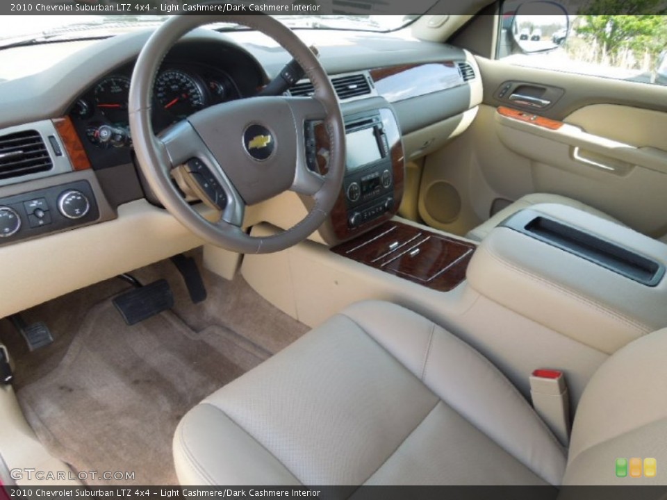 Light Cashmere/Dark Cashmere Interior Prime Interior for the 2010 Chevrolet Suburban LTZ 4x4 #62427156