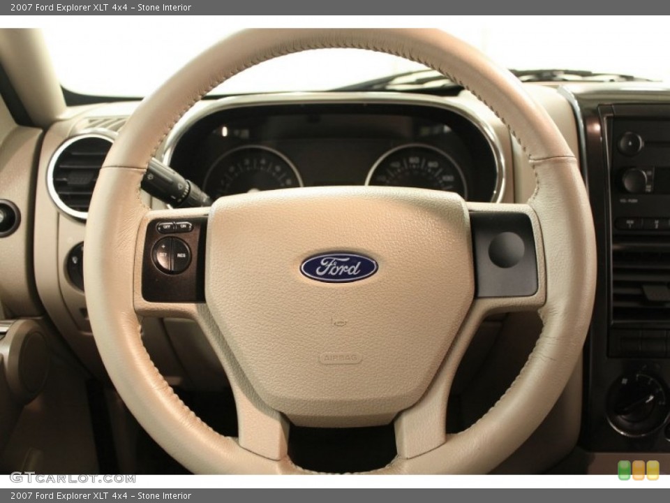 Stone Interior Steering Wheel for the 2007 Ford Explorer XLT 4x4 #62428651