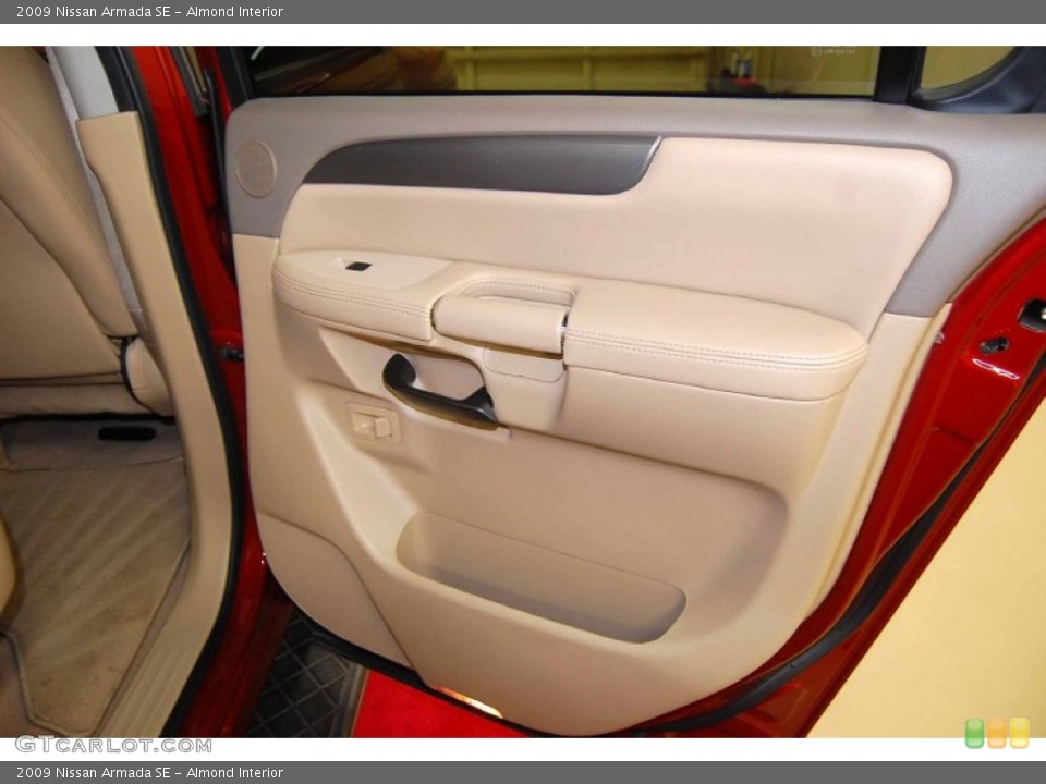 Almond Interior Door Panel for the 2009 Nissan Armada SE #62429440