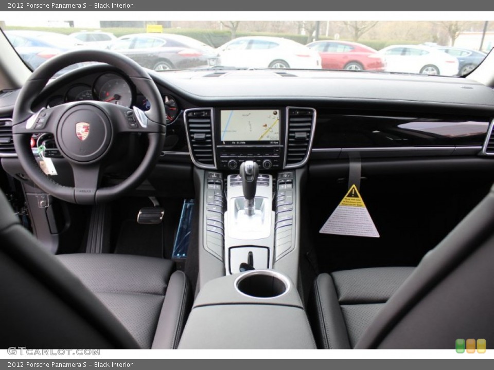 Black Interior Dashboard for the 2012 Porsche Panamera S #62430531