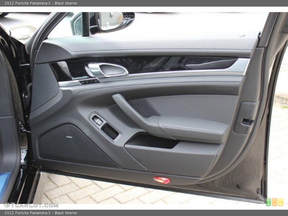 Black Interior Door Panel for the 2012 Porsche Panamera S #62430600