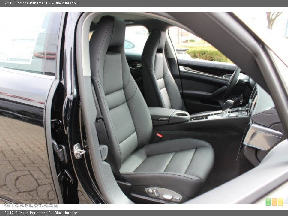 Black Interior Front Seat for the 2012 Porsche Panamera S #62430618