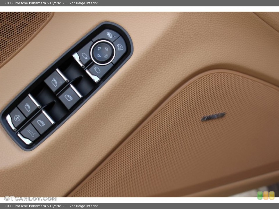 Luxor Beige Interior Controls for the 2012 Porsche Panamera S Hybrid #62431047