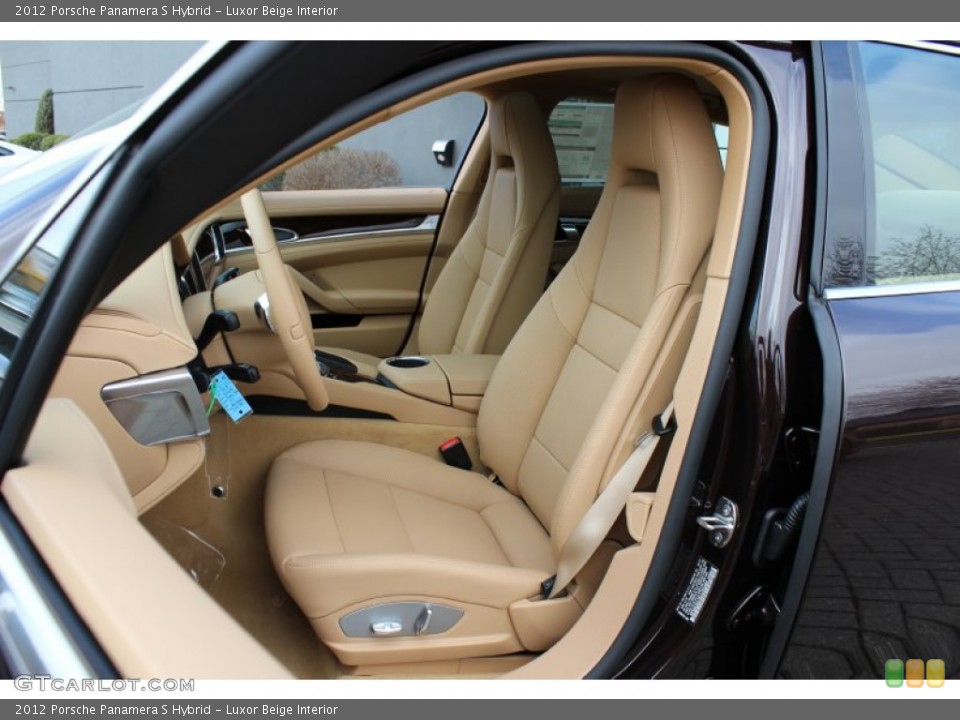Luxor Beige Interior Front Seat for the 2012 Porsche Panamera S Hybrid #62431056