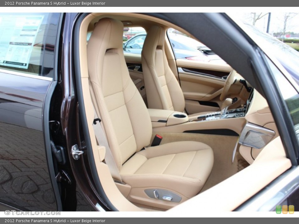 Luxor Beige Interior Front Seat for the 2012 Porsche Panamera S Hybrid #62431104