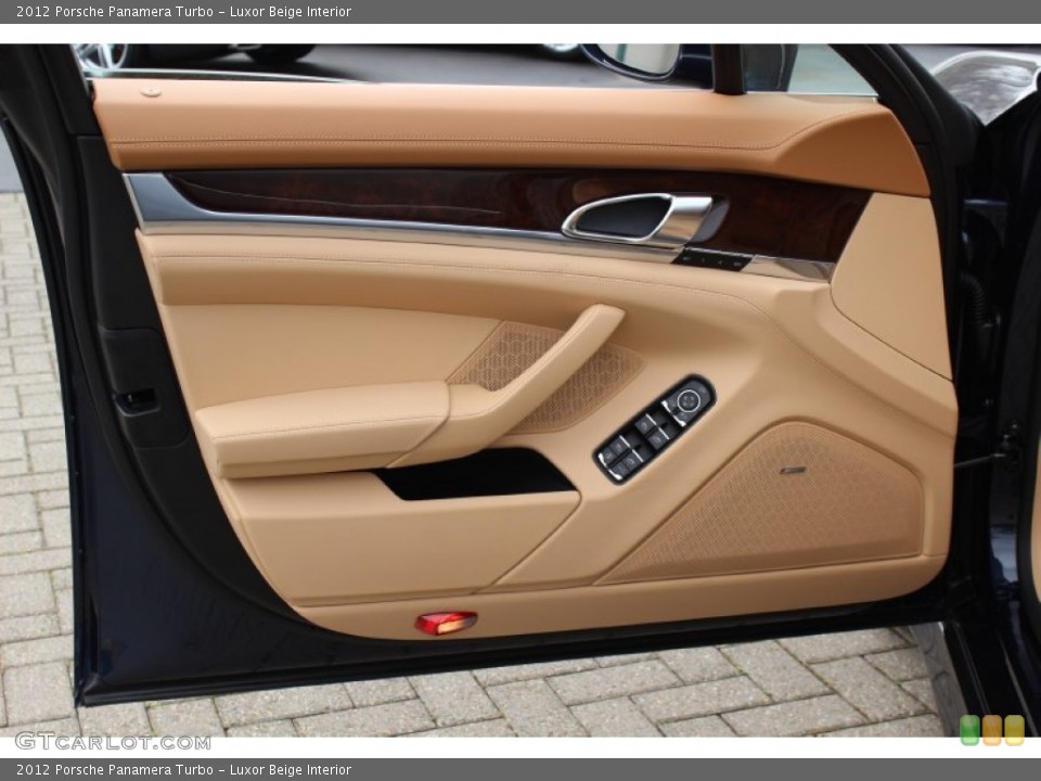 Luxor Beige Interior Door Panel for the 2012 Porsche Panamera Turbo #62431248