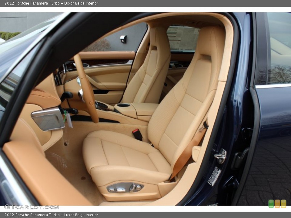 Luxor Beige Interior Front Seat for the 2012 Porsche Panamera Turbo #62431260