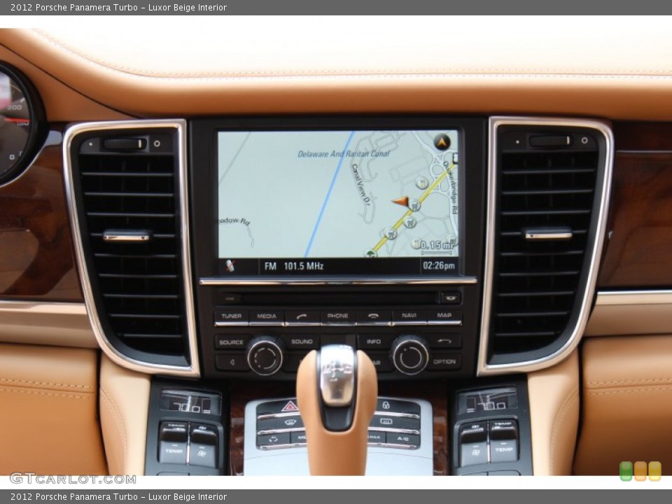 Luxor Beige Interior Navigation for the 2012 Porsche Panamera Turbo #62431278
