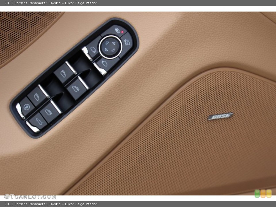 Luxor Beige Interior Controls for the 2012 Porsche Panamera S Hybrid #62431356