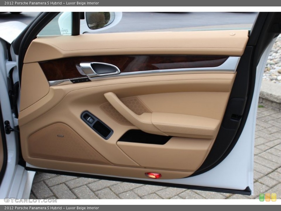 Luxor Beige Interior Door Panel for the 2012 Porsche Panamera S Hybrid #62431404