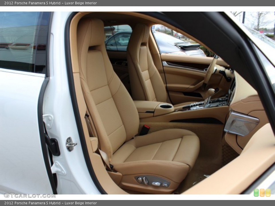 Luxor Beige Interior Front Seat for the 2012 Porsche Panamera S Hybrid #62431413