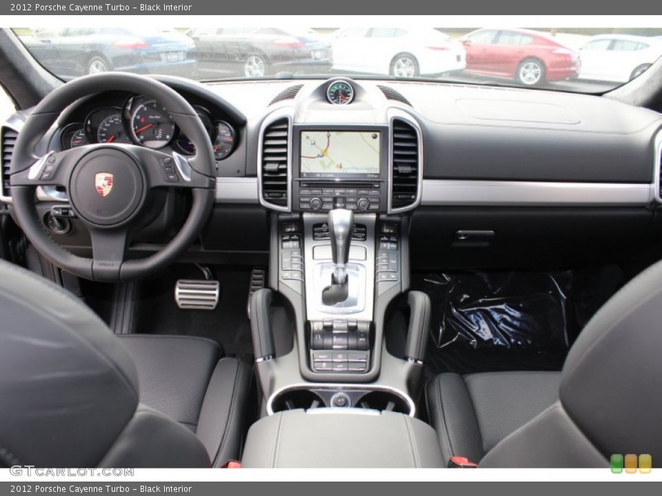 Black Interior Dashboard for the 2012 Porsche Cayenne Turbo #62431470