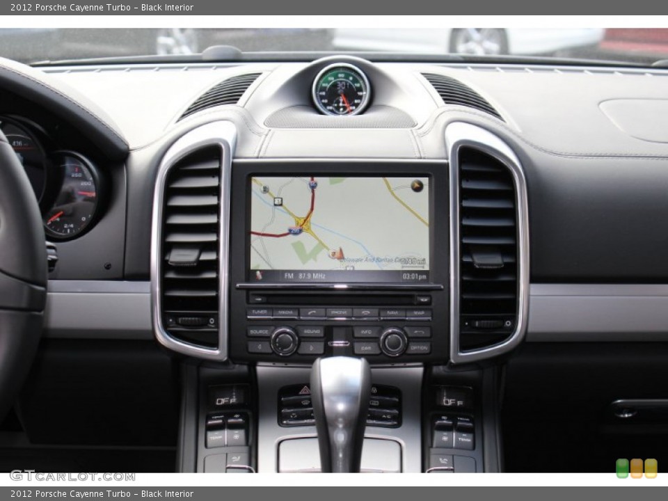 Black Interior Navigation for the 2012 Porsche Cayenne Turbo #62431485