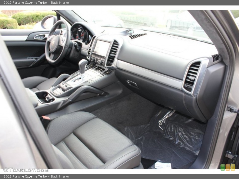 Black Interior Dashboard for the 2012 Porsche Cayenne Turbo #62431509