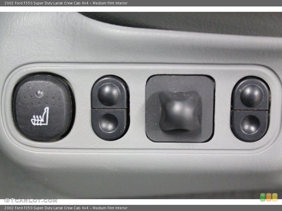 Medium Flint Interior Controls for the 2002 Ford F350 Super Duty Lariat Crew Cab 4x4 #62431840