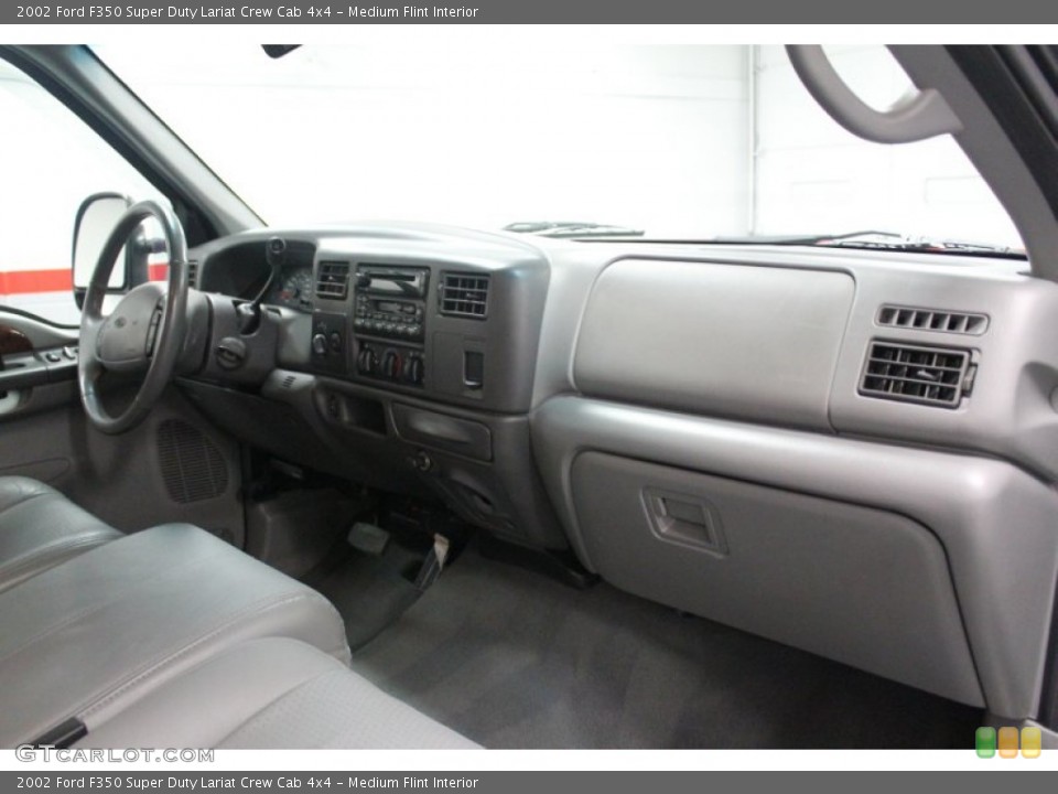 Medium Flint Interior Dashboard for the 2002 Ford F350 Super Duty Lariat Crew Cab 4x4 #62431900