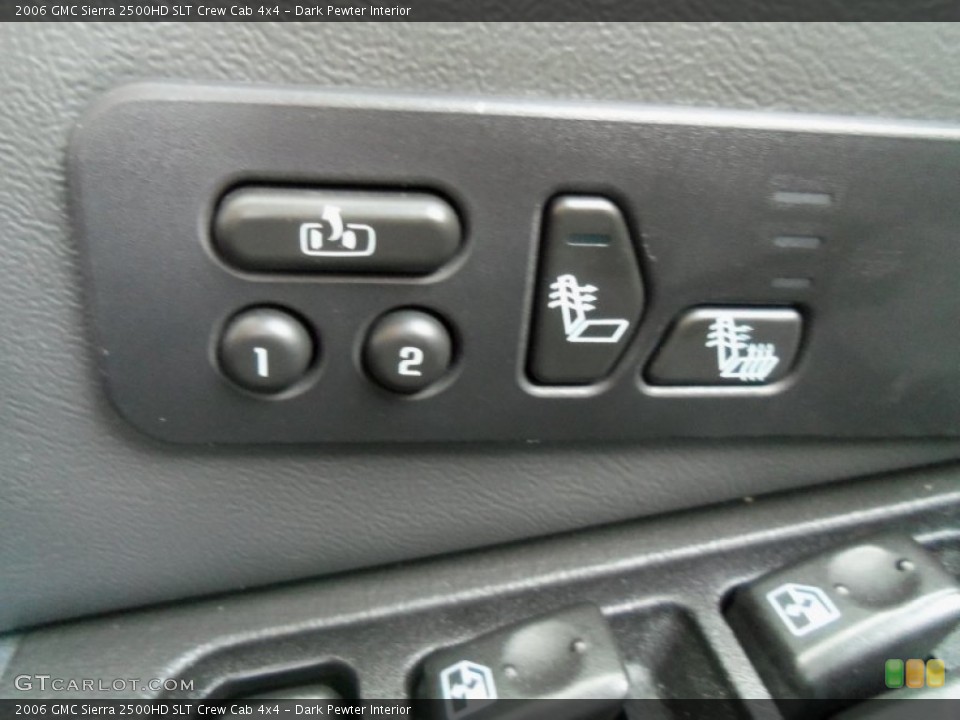 Dark Pewter Interior Controls for the 2006 GMC Sierra 2500HD SLT Crew Cab 4x4 #62432038
