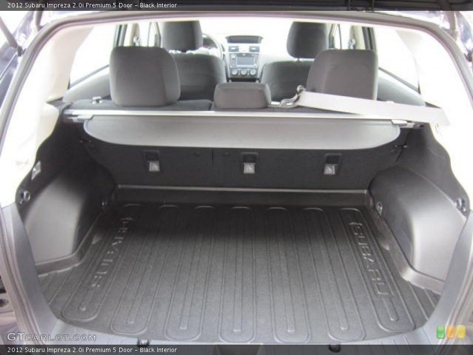 Black Interior Trunk for the 2012 Subaru Impreza 2.0i Premium 5 Door #62435249