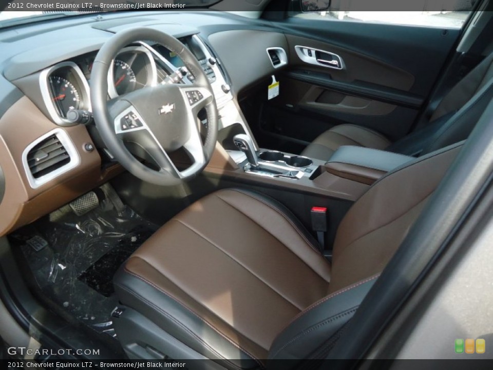 Brownstone/Jet Black Interior Photo for the 2012 Chevrolet Equinox LTZ #62435262