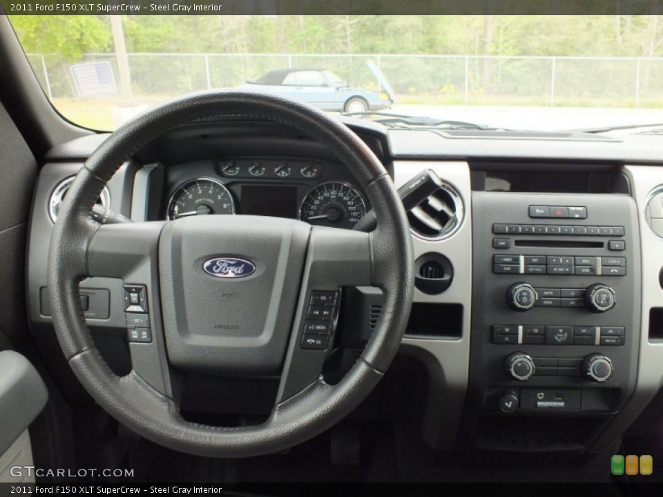 Steel Gray Interior Dashboard for the 2011 Ford F150 XLT SuperCrew #62436220