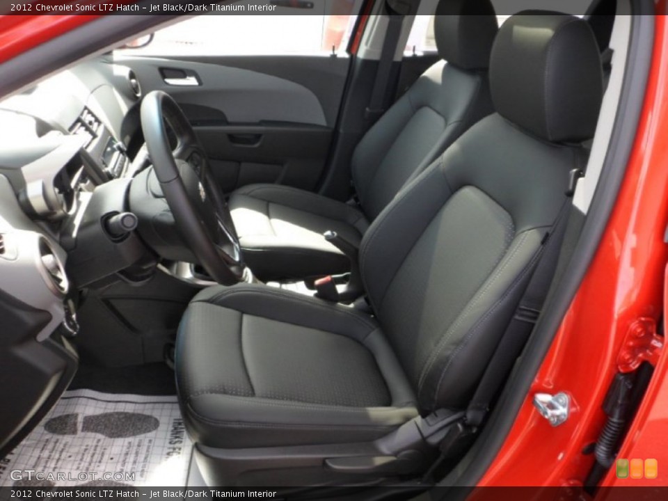 Jet Black/Dark Titanium Interior Photo for the 2012 Chevrolet Sonic LTZ Hatch #62436497