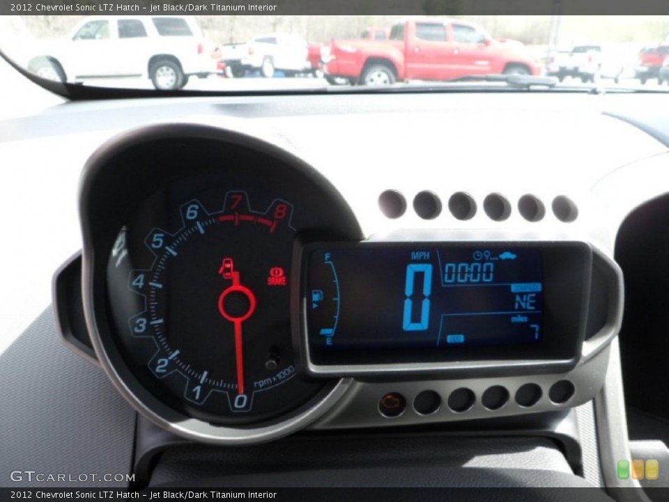 Jet Black/Dark Titanium Interior Gauges for the 2012 Chevrolet Sonic LTZ Hatch #62436507