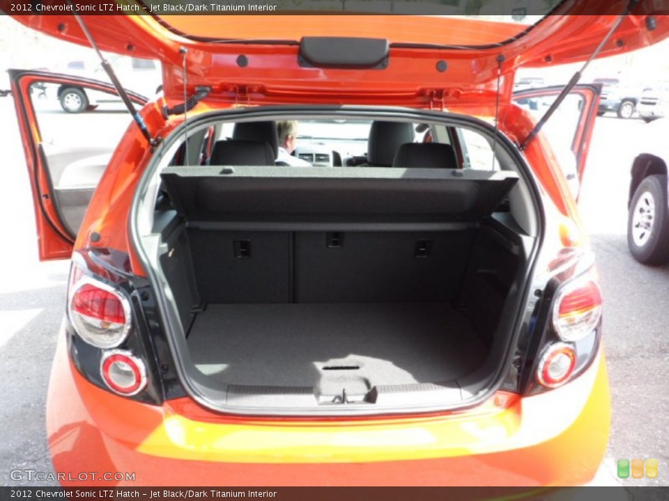 Jet Black/Dark Titanium Interior Trunk for the 2012 Chevrolet Sonic LTZ Hatch #62436577