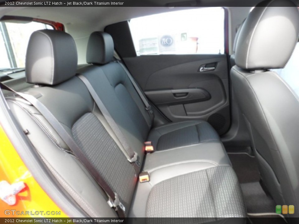 Jet Black/Dark Titanium Interior Photo for the 2012 Chevrolet Sonic LTZ Hatch #62436595