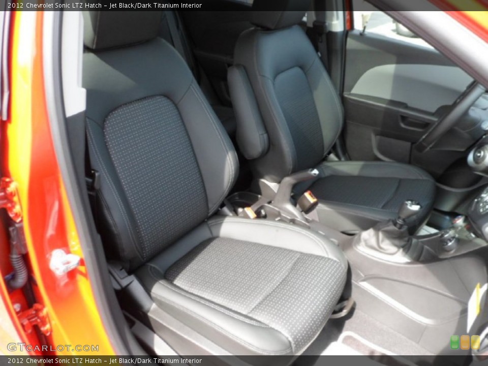 Jet Black/Dark Titanium Interior Photo for the 2012 Chevrolet Sonic LTZ Hatch #62436606