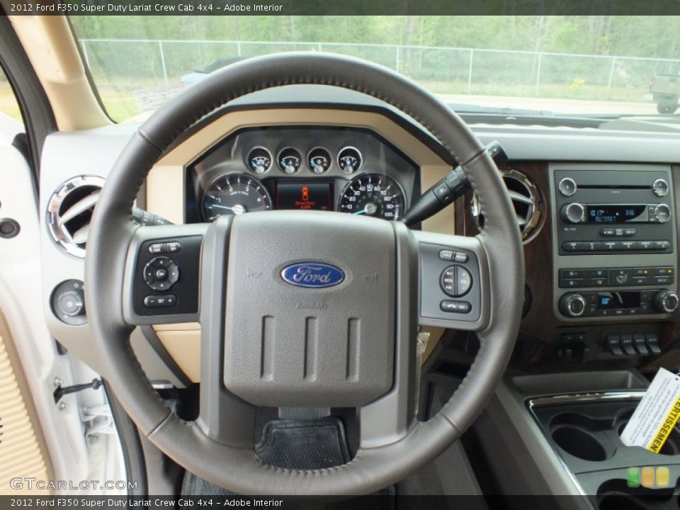 Adobe Interior Steering Wheel for the 2012 Ford F350 Super Duty Lariat Crew Cab 4x4 #62437663